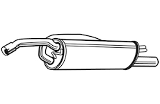 Zadní tlumič výfuku WALKER 21495