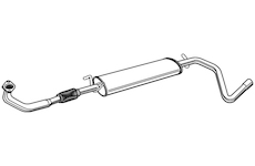 Střední tlumič výfuku WALKER 21499