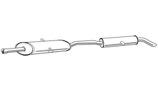 Zadní tlumič výfuku WALKER 21521