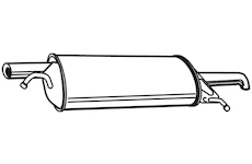 Zadní tlumič výfuku WALKER 21562