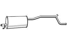 Zadní tlumič výfuku WALKER 21619