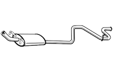 Zadní tlumič výfuku WALKER 21694