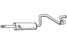 Zadní tlumič výfuku WALKER 21716