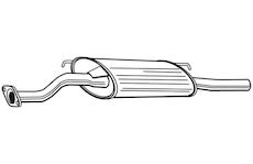 Zadní tlumič výfuku WALKER 21740