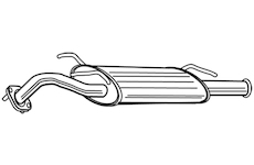 Zadní tlumič výfuku WALKER 21769