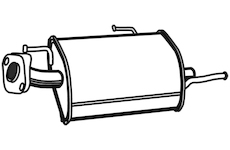 Zadní tlumič výfuku WALKER 21837