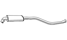 Střední tlumič výfuku WALKER 21869