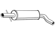 Střední tlumič výfuku WALKER 21903