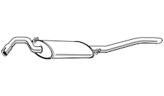 Zadní tlumič výfuku WALKER 21906