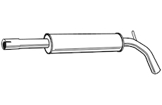 Střední tlumič výfuku WALKER 21927