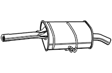 Zadní tlumič výfuku WALKER 21945