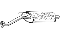 Zadní tlumič výfuku WALKER 21946