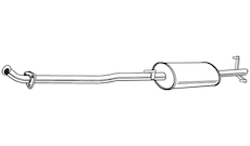 Střední tlumič výfuku WALKER 21957