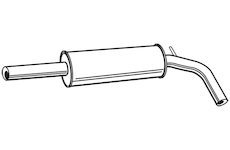 Střední tlumič výfuku WALKER 21979
