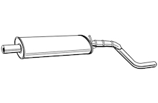 Zadní tlumič výfuku WALKER 21995