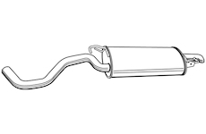 Zadní tlumič výfuku WALKER 22006