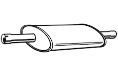 Střední tlumič výfuku WALKER 22018