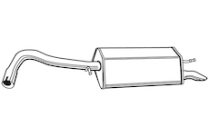 Zadní tlumič výfuku WALKER 22036