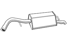 Zadní tlumič výfuku WALKER 22037