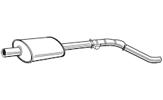 Střední tlumič výfuku WALKER 22045
