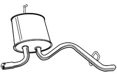 Zadní tlumič výfuku WALKER 22072