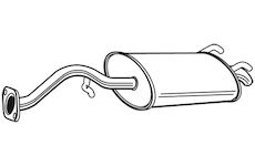 Zadní tlumič výfuku WALKER 22073