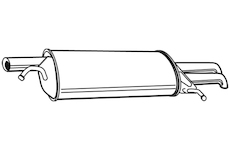 Zadní tlumič výfuku WALKER 22079