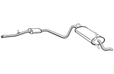 Zadní tlumič výfuku WALKER 22085