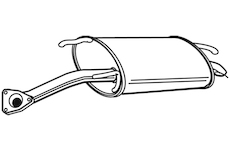 Zadní tlumič výfuku WALKER 22088