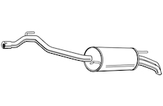 Zadní tlumič výfuku WALKER 22091