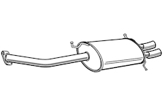 Zadní tlumič výfuku WALKER 22103