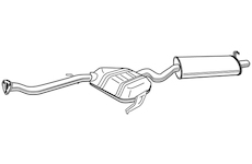 Zadní tlumič výfuku WALKER 22118