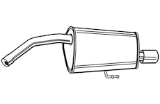 Zadní tlumič výfuku WALKER 22122