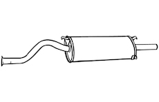 Zadní tlumič výfuku WALKER 22127