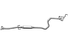 Střední tlumič výfuku WALKER 22152