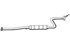 Střední tlumič výfuku WALKER 22153