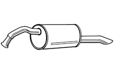 Zadní tlumič výfuku WALKER 22157