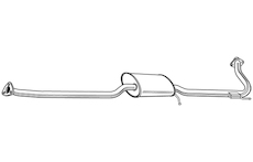 Střední tlumič výfuku WALKER 22170