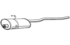 Střední tlumič výfuku WALKER 22192