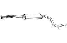 Střední tlumič výfuku WALKER 22198