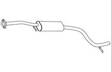 Střední tlumič výfuku WALKER 22218