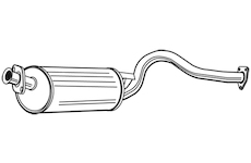 Zadní tlumič výfuku WALKER 22229