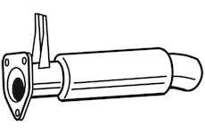 Zadní tlumič výfuku WALKER 22230