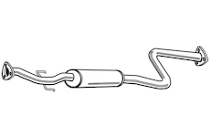 Střední tlumič výfuku WALKER 22232