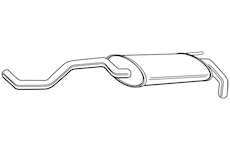 Zadní tlumič výfuku WALKER 22248