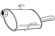 Zadní tlumič výfuku WALKER 22297