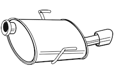 Zadní tlumič výfuku WALKER 22298