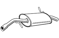 Zadní tlumič výfuku WALKER 22304