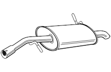 Zadní tlumič výfuku WALKER 22306