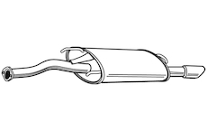 Zadní tlumič výfuku WALKER 22314